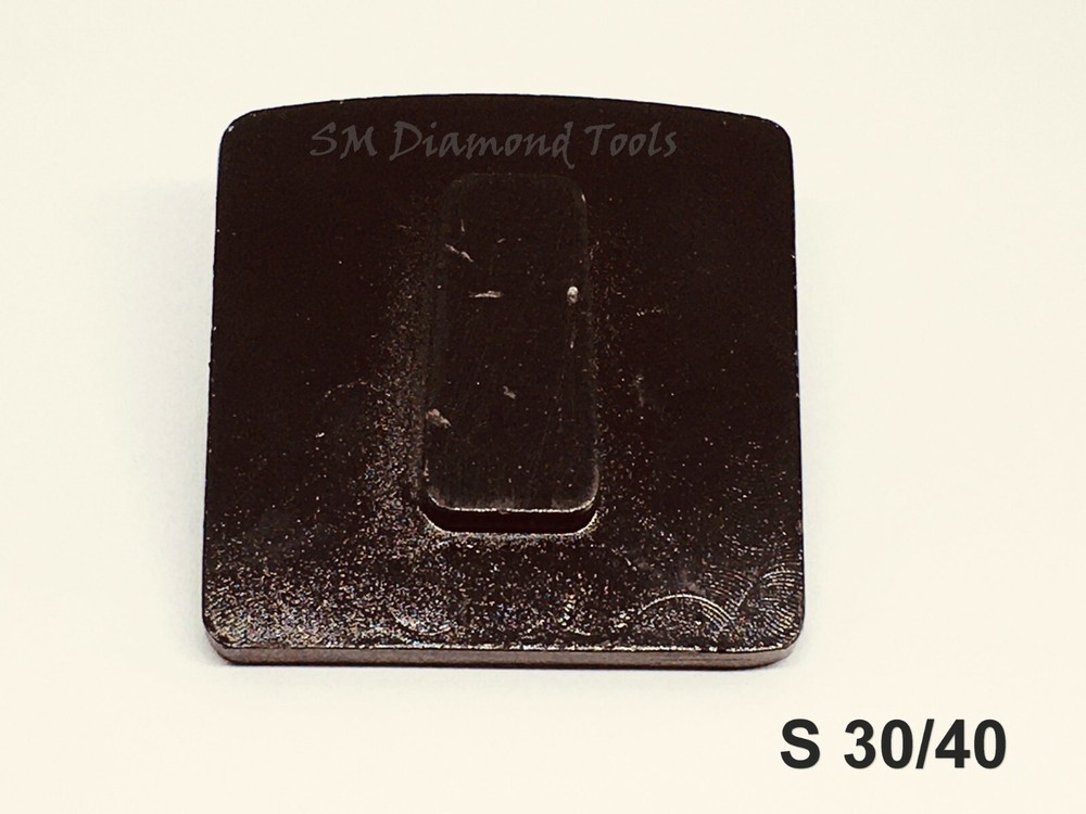 9-pack HUSQVARNA Trapezoid Diamond 1 Segment Grinding Polish Soft Bond 30 Grit