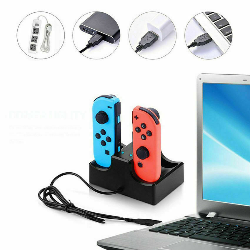 Charging Dock Stand Station for Nintendo Switch Joycon Joy-con Controller Gift