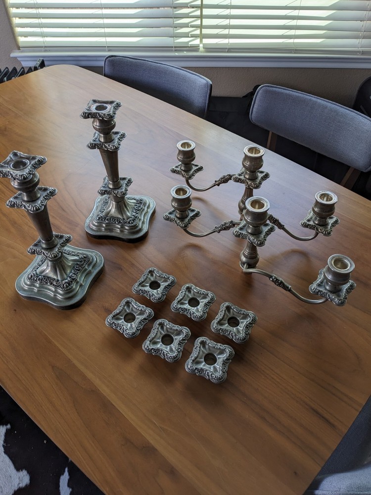 Sol Goldfeder Company Silver Candelabra