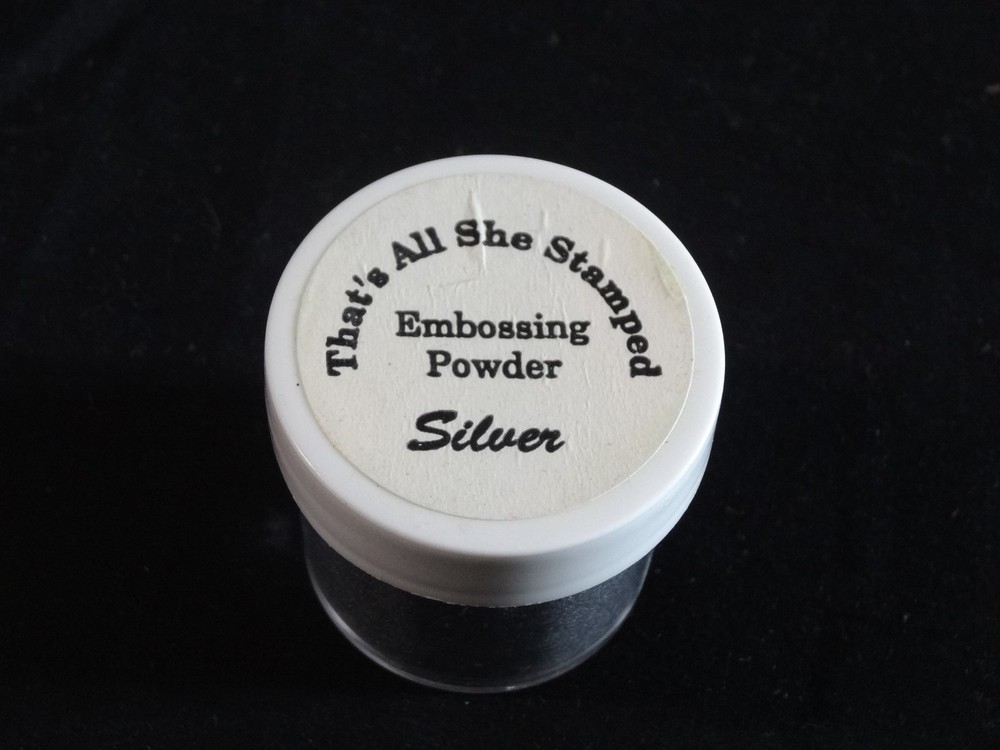 That's All She Stamped 1oz Silver Embossing Powder