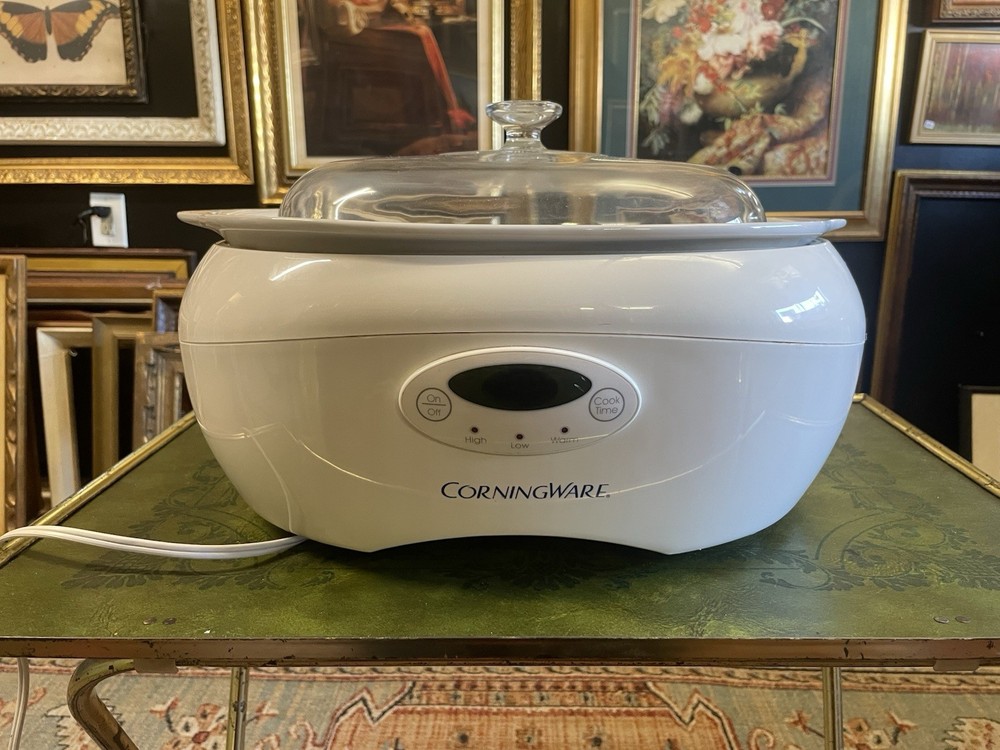 CorningWare SC-60 Electric 6 Quart Digital Programmable Crock Pot Slow Cooker