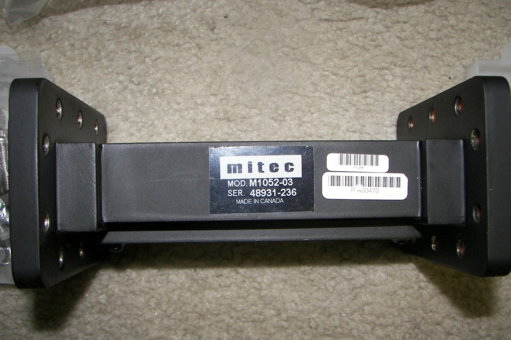 MITEC TRANSMIT REJECT FILTER, C BAND, VSAT, WAVEGUIDE, CPR 229, NEW, MITEQ