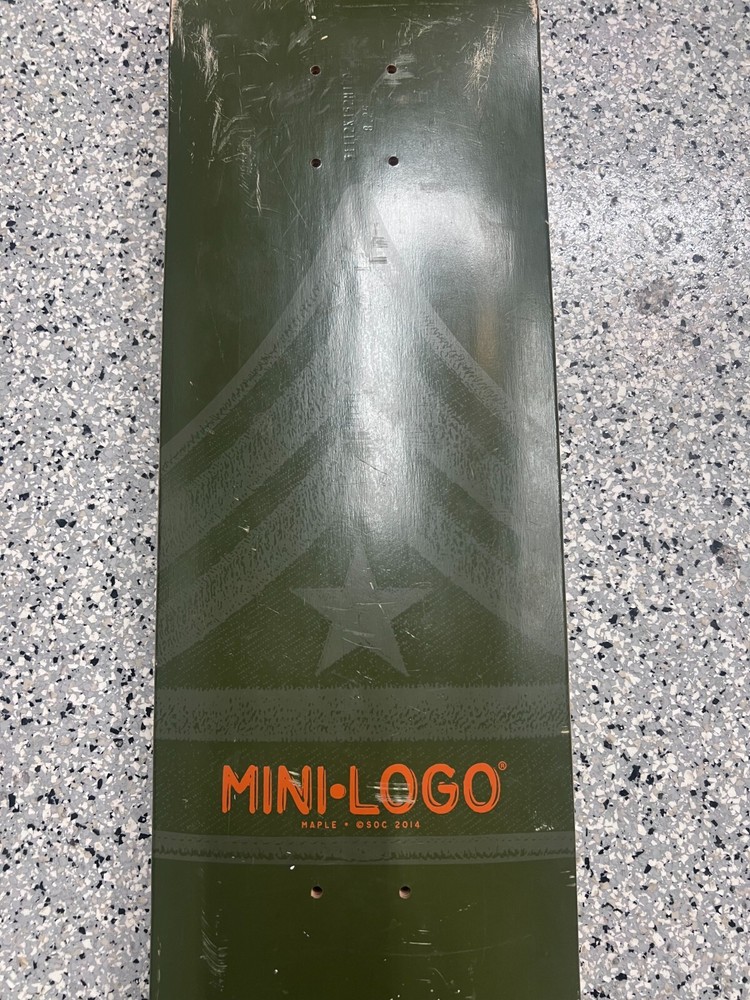 MINI LOGO Militant About Skateboarding Skate Board Deck