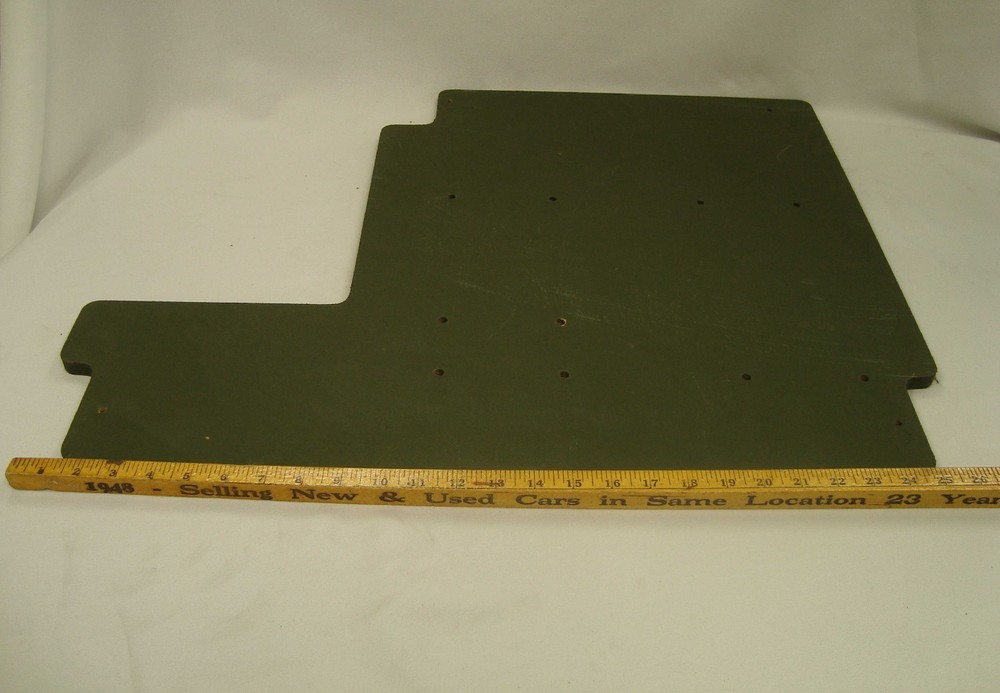 M998 INSULATION BOARD TUNNEL FRONT 12340870 GREEN HMMWV