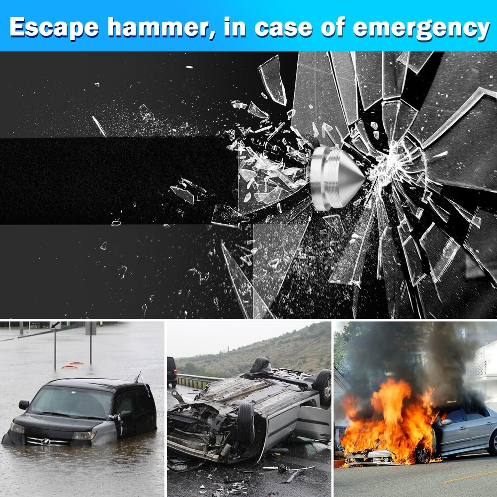 MONOJOY Steering Wheel Lock Universal Security Car Locks with Stretch, Black