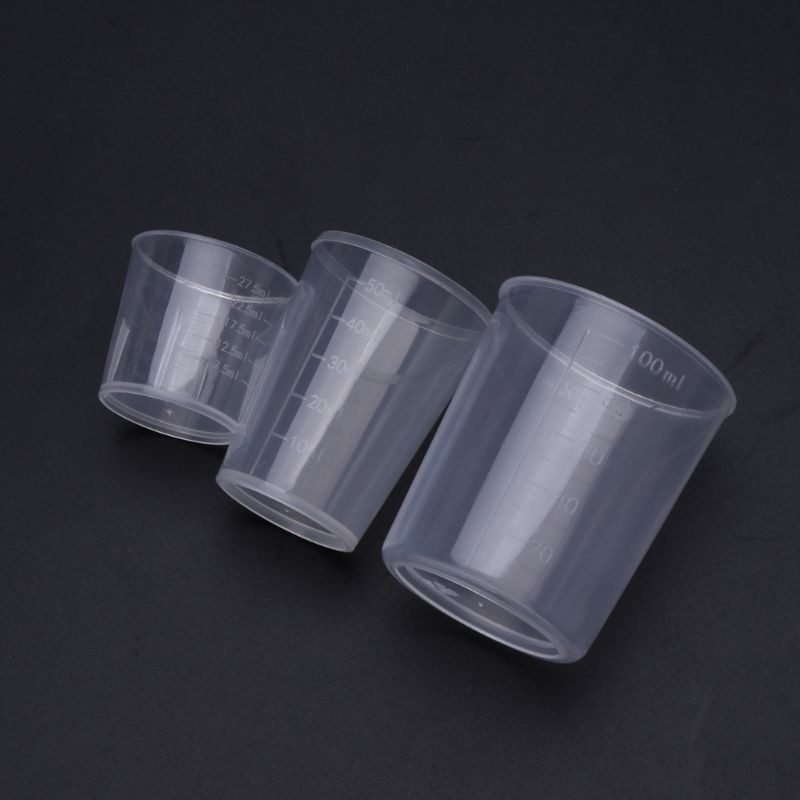 3Pcs Multipurpose Measuring Cups Epoxy Mixing Cups Liquid Container Cups