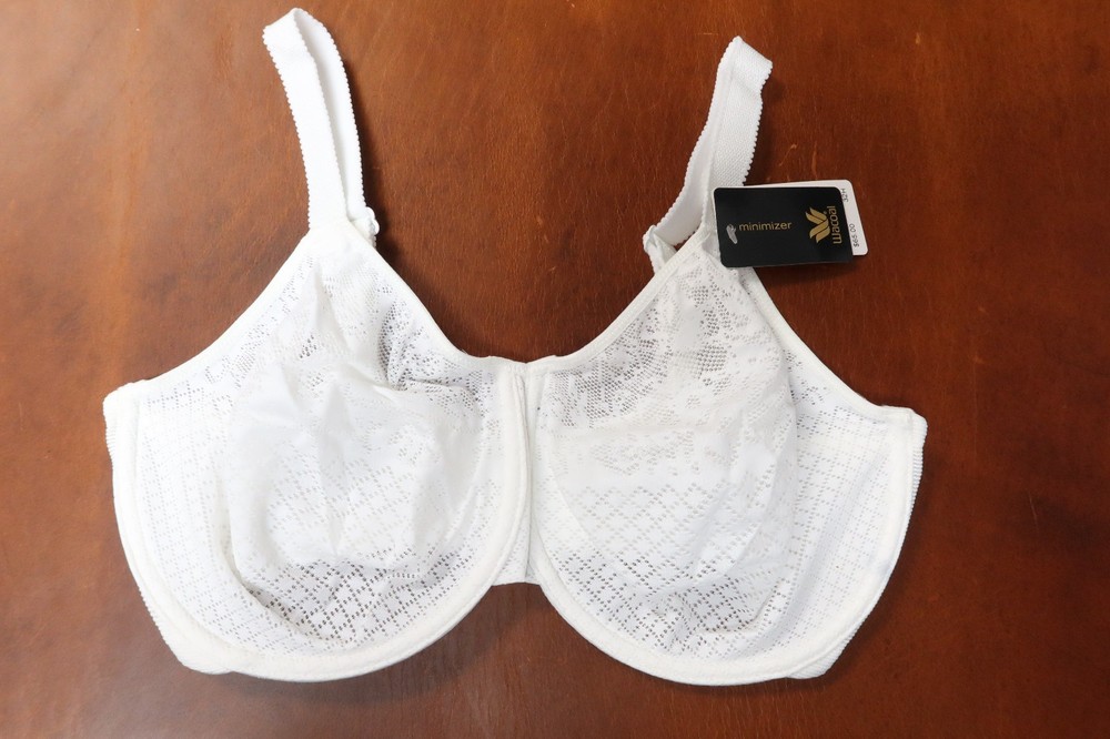 New Wacoal Visual Effects Minimizer Bra - Size 32H - White - # 857210