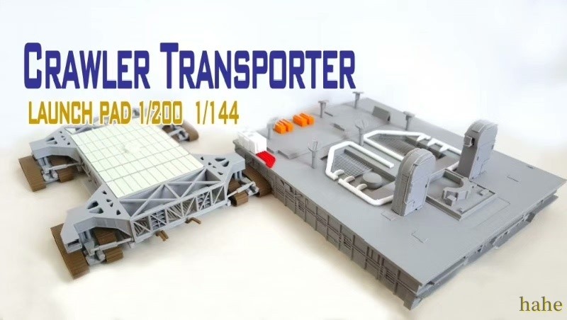 1/200 Space Shuttle Crawler Transporter Launching Platform 3D Printed Model New