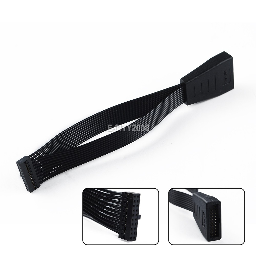 USB 3.0 19/20 Pin Internal Extension Header Adapter Cable for PC Motherboard