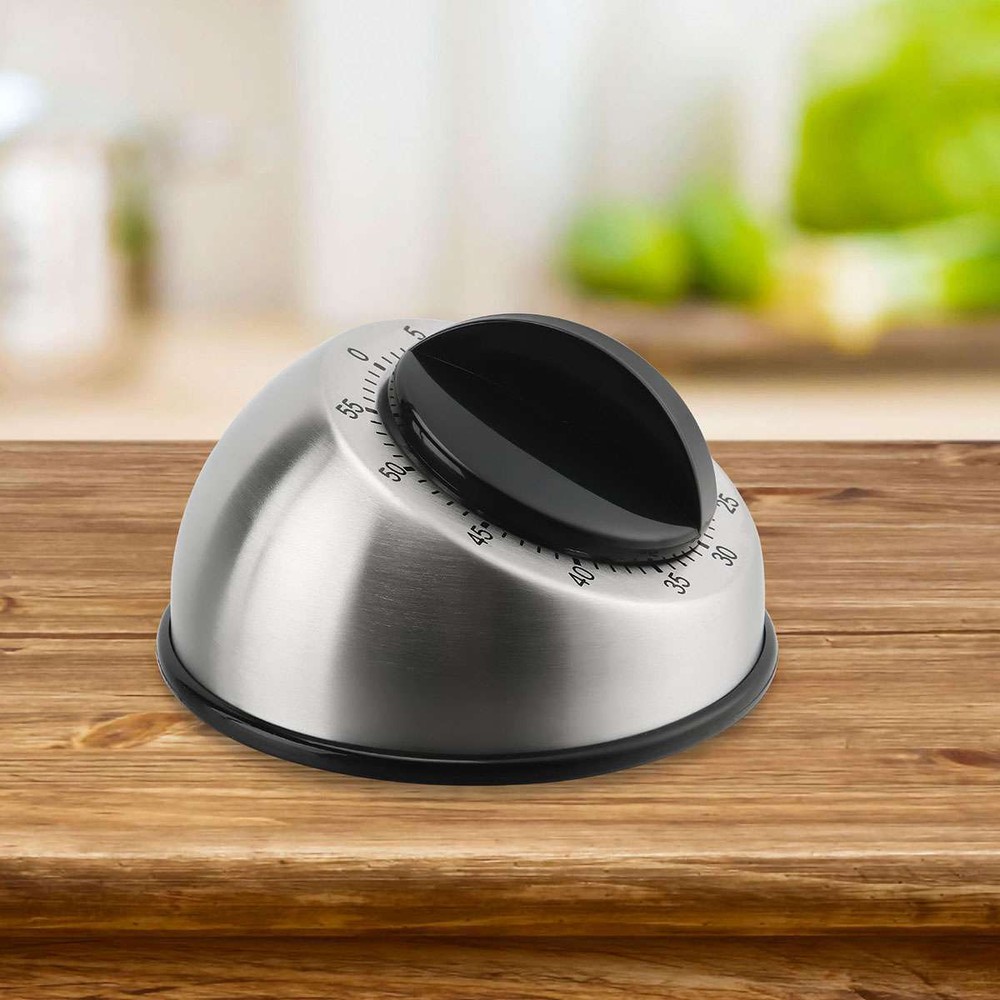 Mechanical Long Ring Bell Alarm Loud 60-Minute Kitchen Cooking Wind Up Timer US