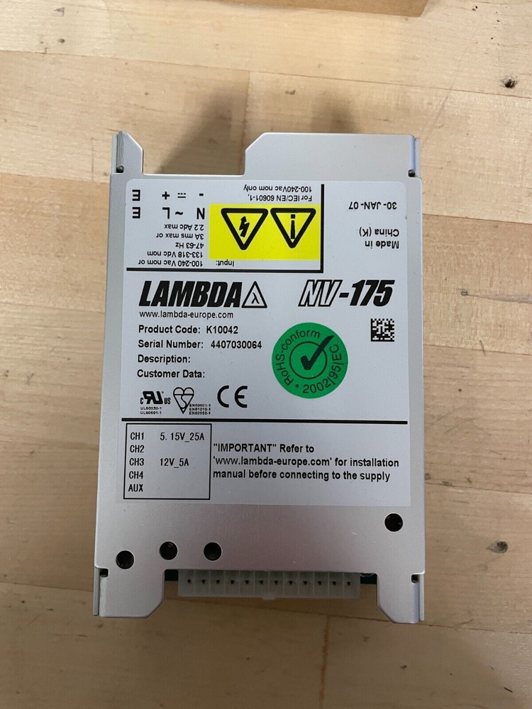 Lambda NV-Power K10042 NV-175 Compliant Power Supply