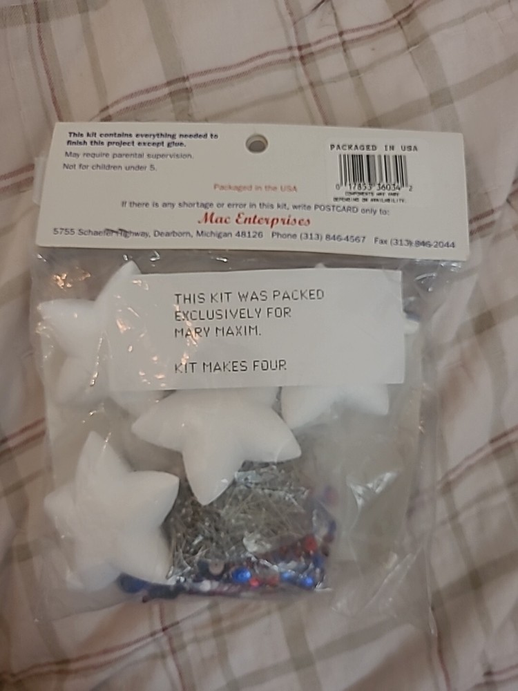 Mac Enterprises Patriotic Stars Kit Makes 4