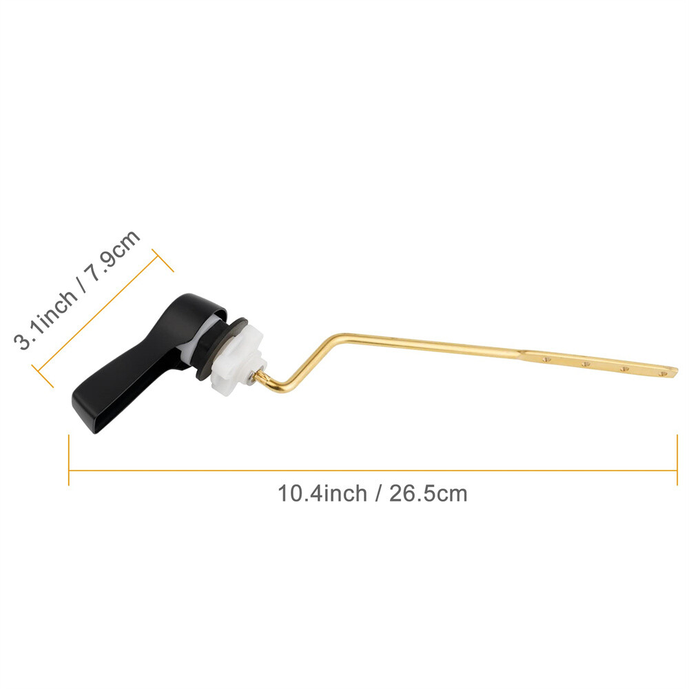 2Pack Universal Side Mount Toilet Handle Trip Lever Tank Flush Lever Replacement