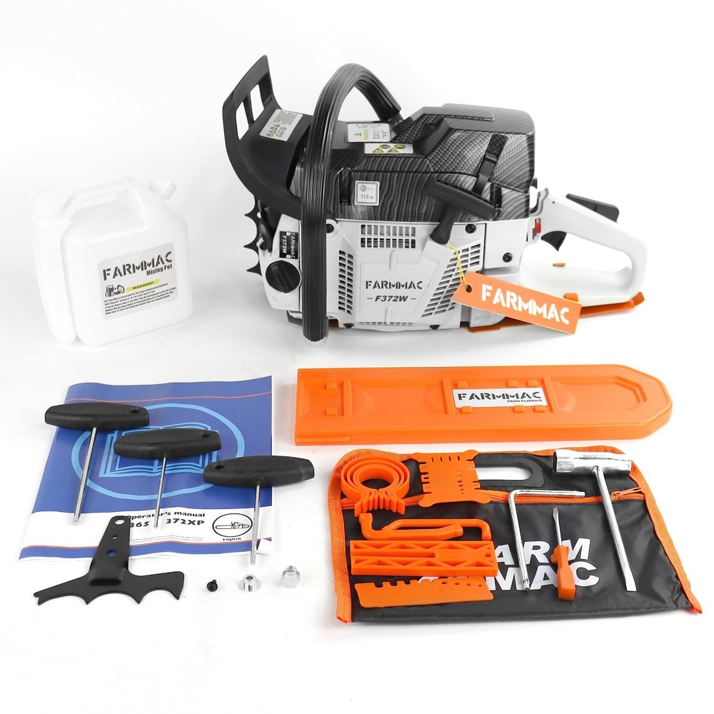 71cc Gas Pro Chainsaw with 24'' Guide Bar Chain Compatible with 372XP Cut Tree