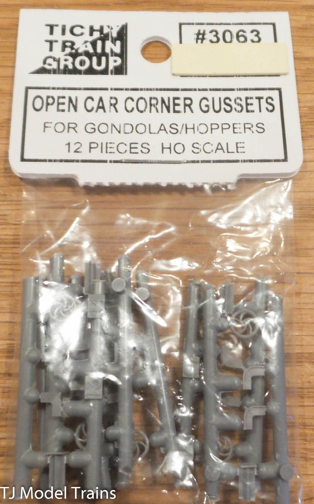 Tichy Train Group #3063 Open Car Corner Gussets