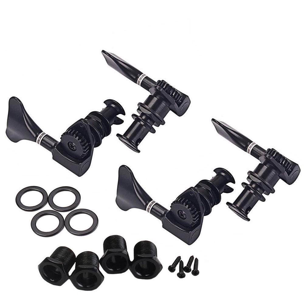 Ukulele String Tuning Pegs, 2L2R Enclosed Locking Tuners