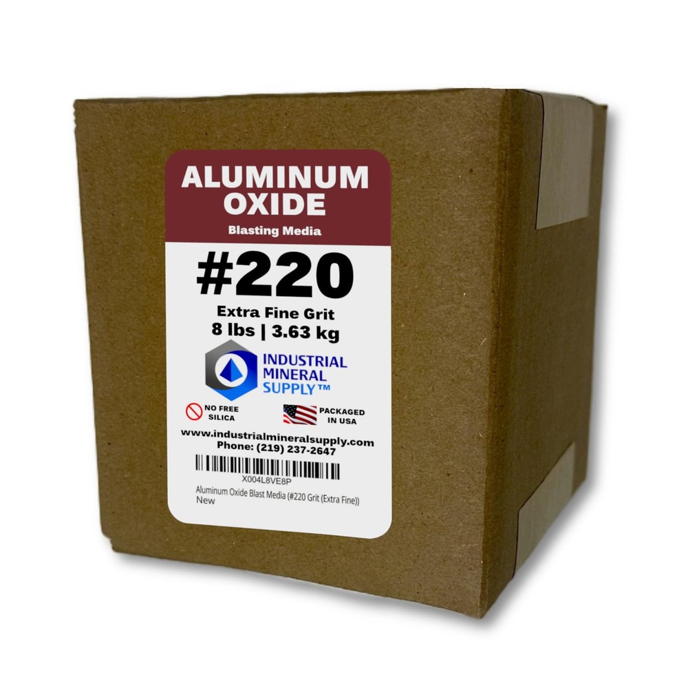 Aluminum Oxide Blast Media 220 Grit Extra Fine