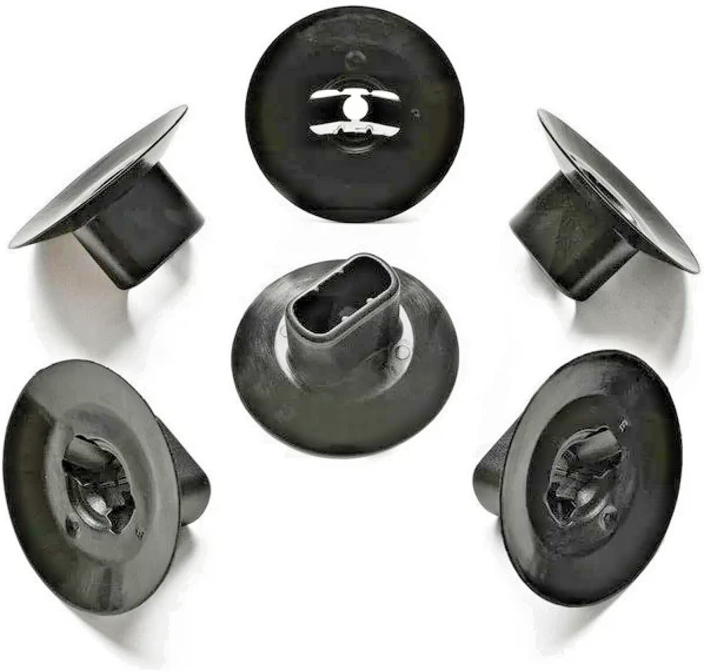 Renault Arch Liner Trim Stud Retaining Clip Black - Fits 02-2026 Models Pack # 5