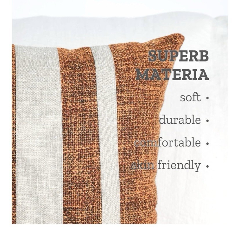 Howdy Deco Brown Striped 2pk Pillow Cases