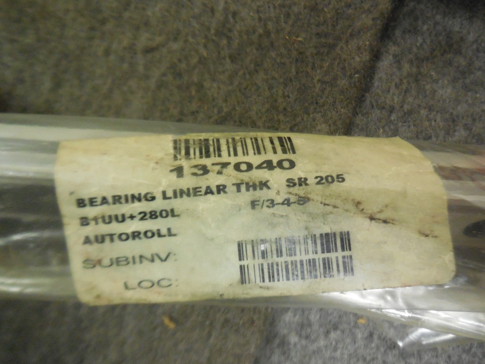 THK SR205B1UU+280L LINEAR GUIDE RAIL