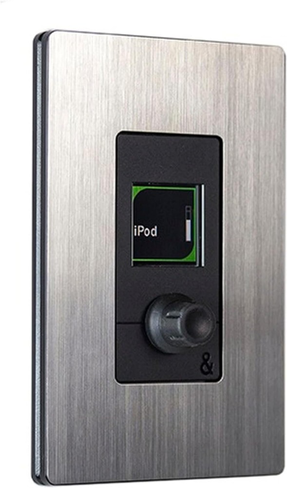 Allen & Heath AH-IP-1B Music Source Remote Controller Wall Plate, Black