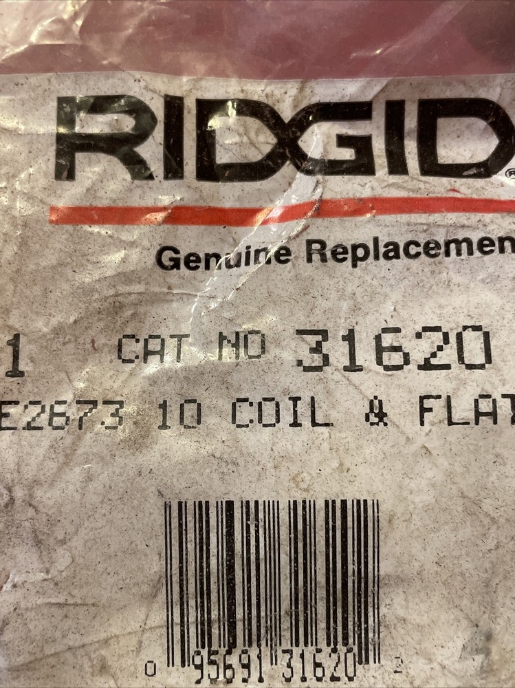 Ridgid 31620 E2673 10" Coil & Flat Spring NOS USA 🇺🇸