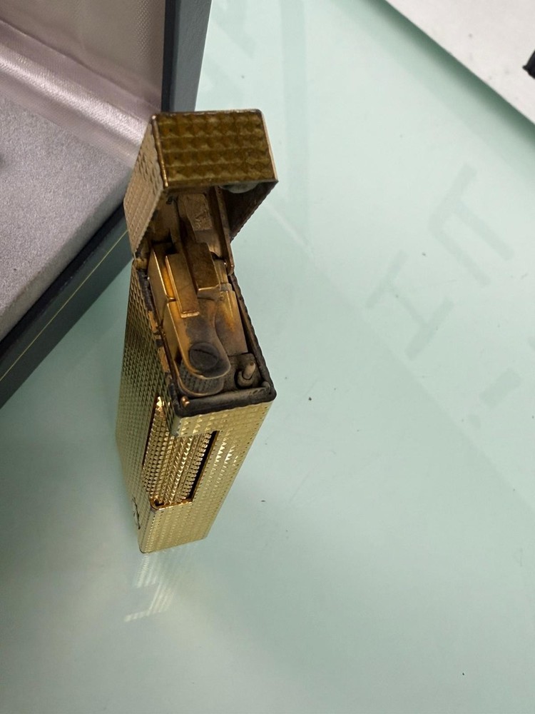 DUNHILL ROLLAGAS TONE POCKET LIGHTER GOLD