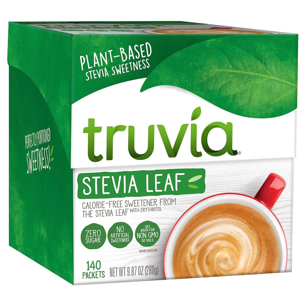 Stevia Leaf Sweetener Packets - 140 Count for Weight Management & Cravings