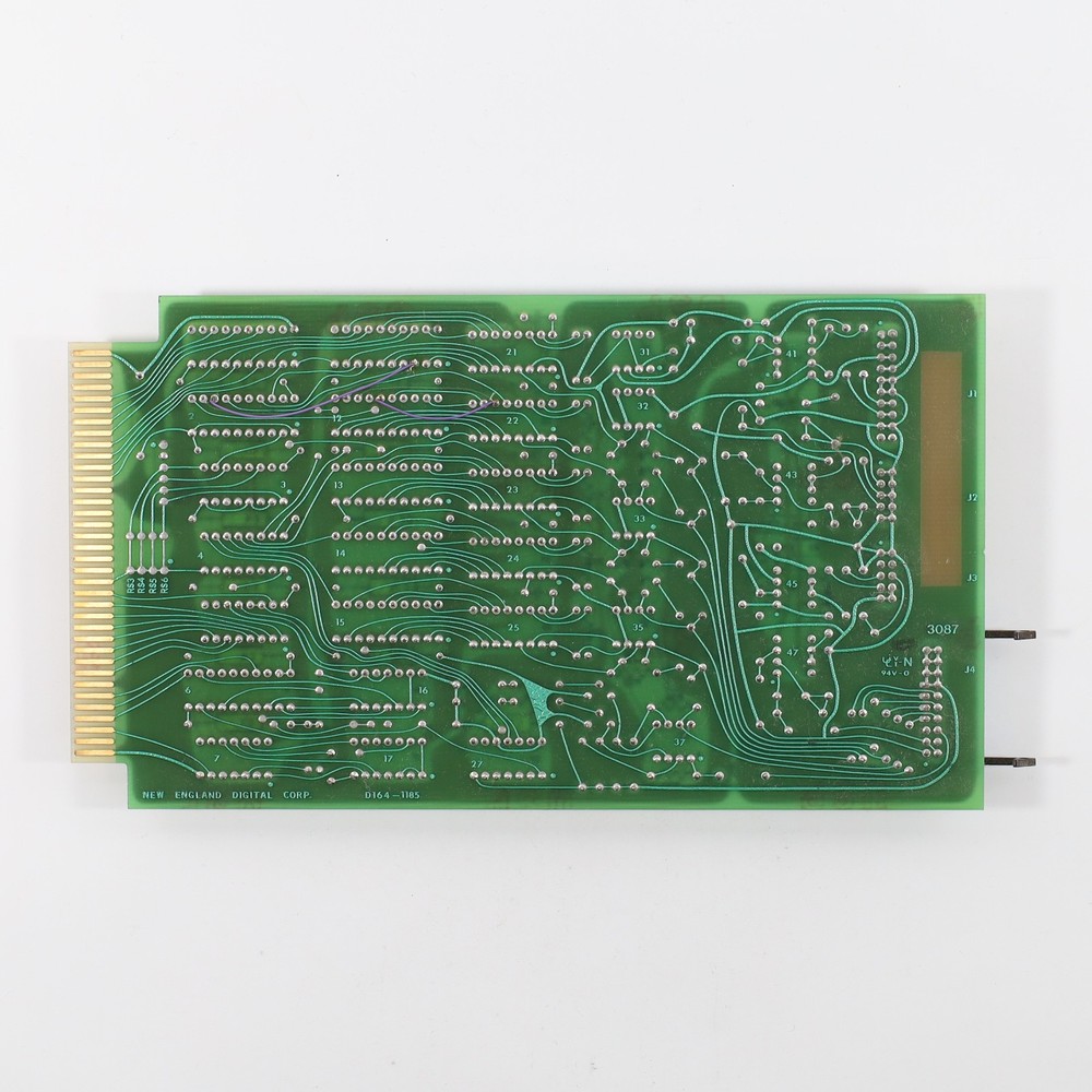New England Digital Synclavier D164-1185 Computer Bin Card