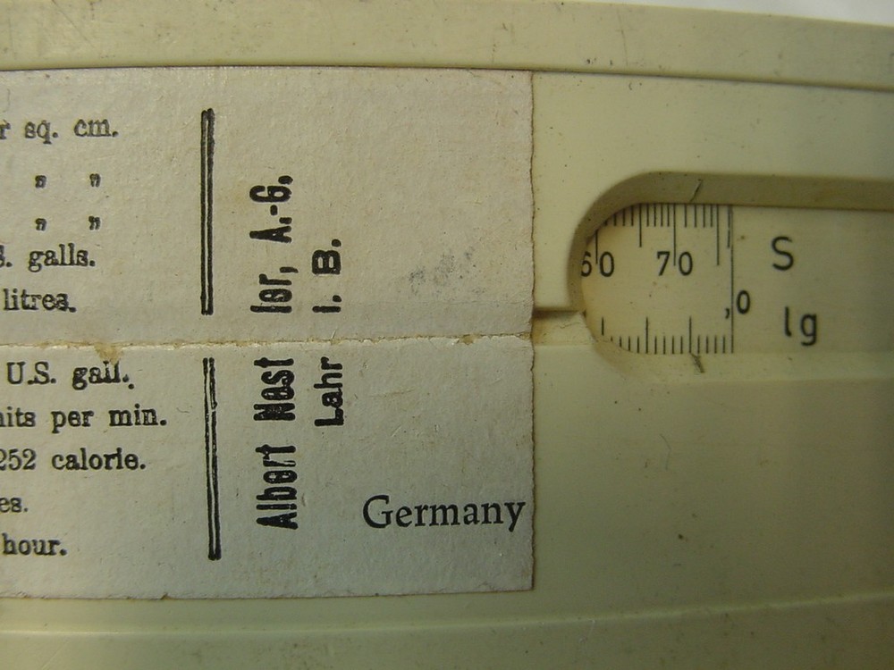 SLIDE RULE MADE IN GERMANY
