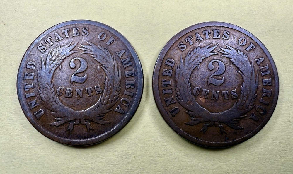 1864 & 1865 Two-Cent Pieces – Great Starter Pair for Type Collectors