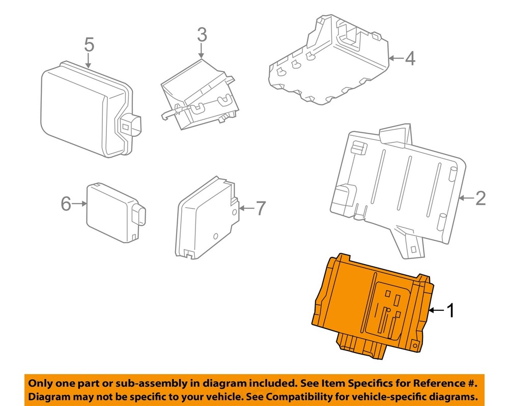 2014 Cadillac XTS OEM Collison Avoidance Module 23162925