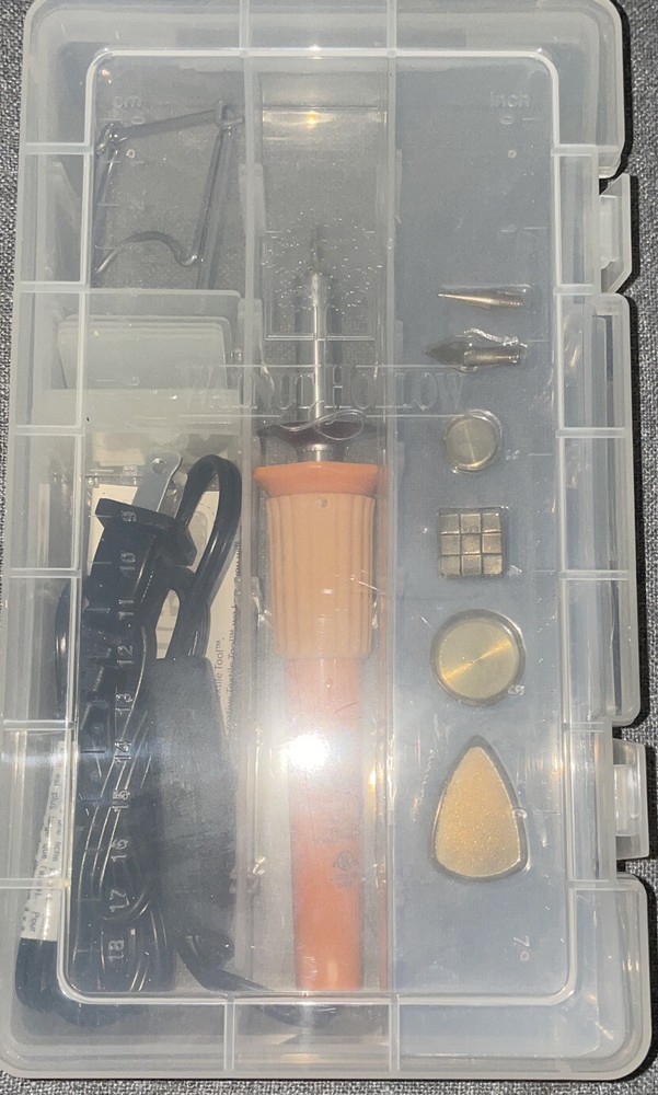 Walnut Hollow 2005 Creative Textile Fabric Tool #26032 Seven Hot Points & Case