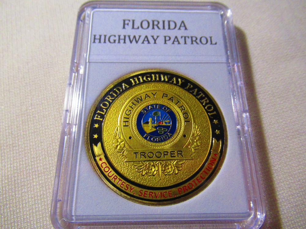 FLORIDA HIGHWAY PATROL Challenge Coin