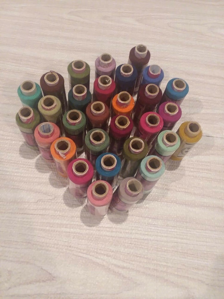 15 piece  Polyester Sewing Thread  Hand Stitching 200 Yard Each Spool