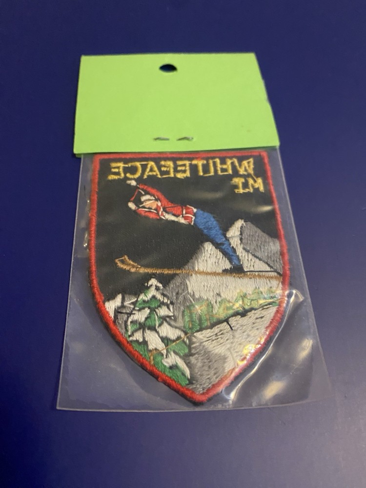 Vintage WHITEFACE MOUNTAIN NY Sew On Ski Patch