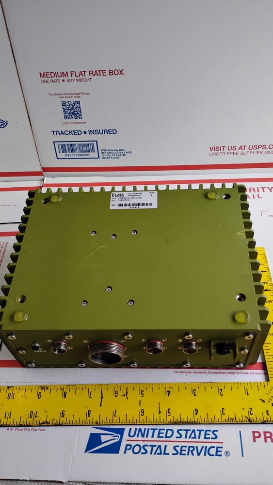 ELMA COMSYS-5001-SR Aerospace Digital Processor Unit Computer WITH CABLE MADE US