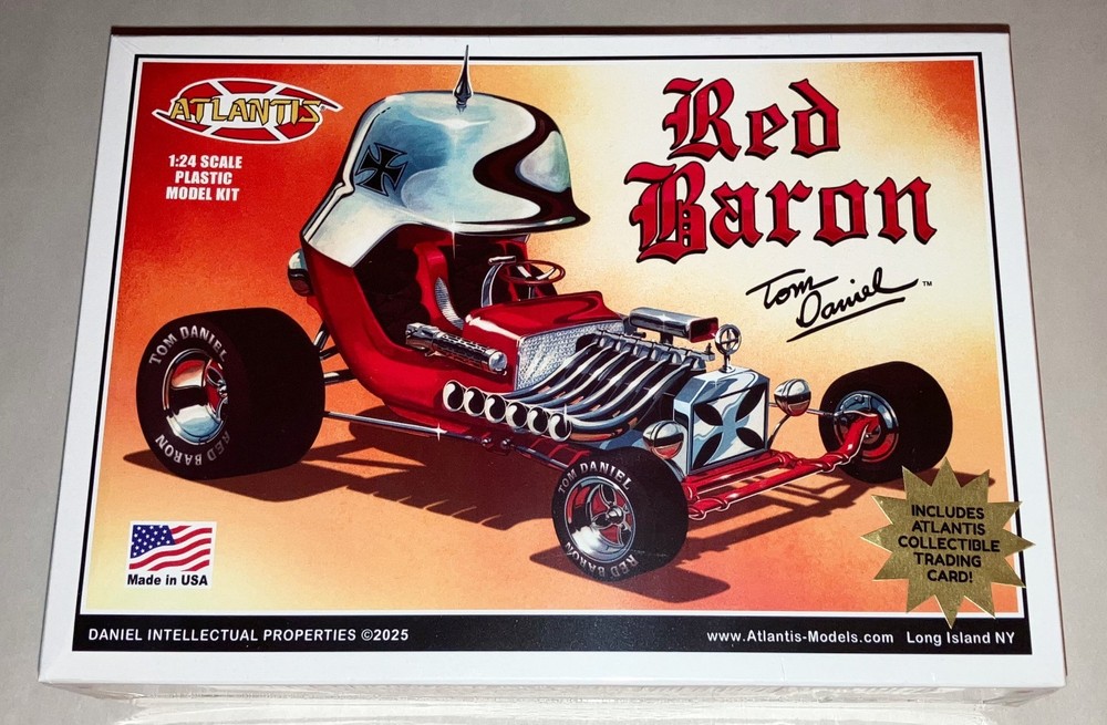 Atlantis Red Baron Tom Daniel 1:24 scale model car kit 6740