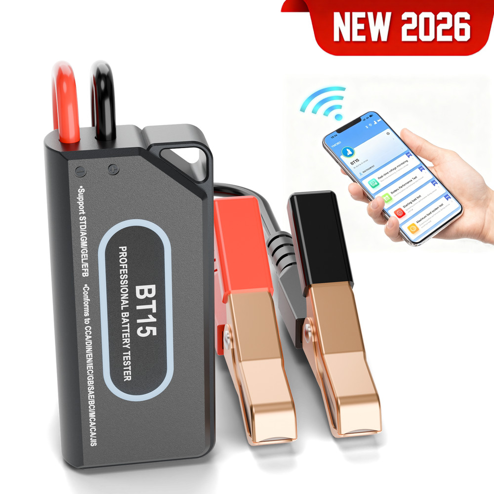12V Battery Load Tester car Diagnostic toolautocycle marine Alternator analyzer
