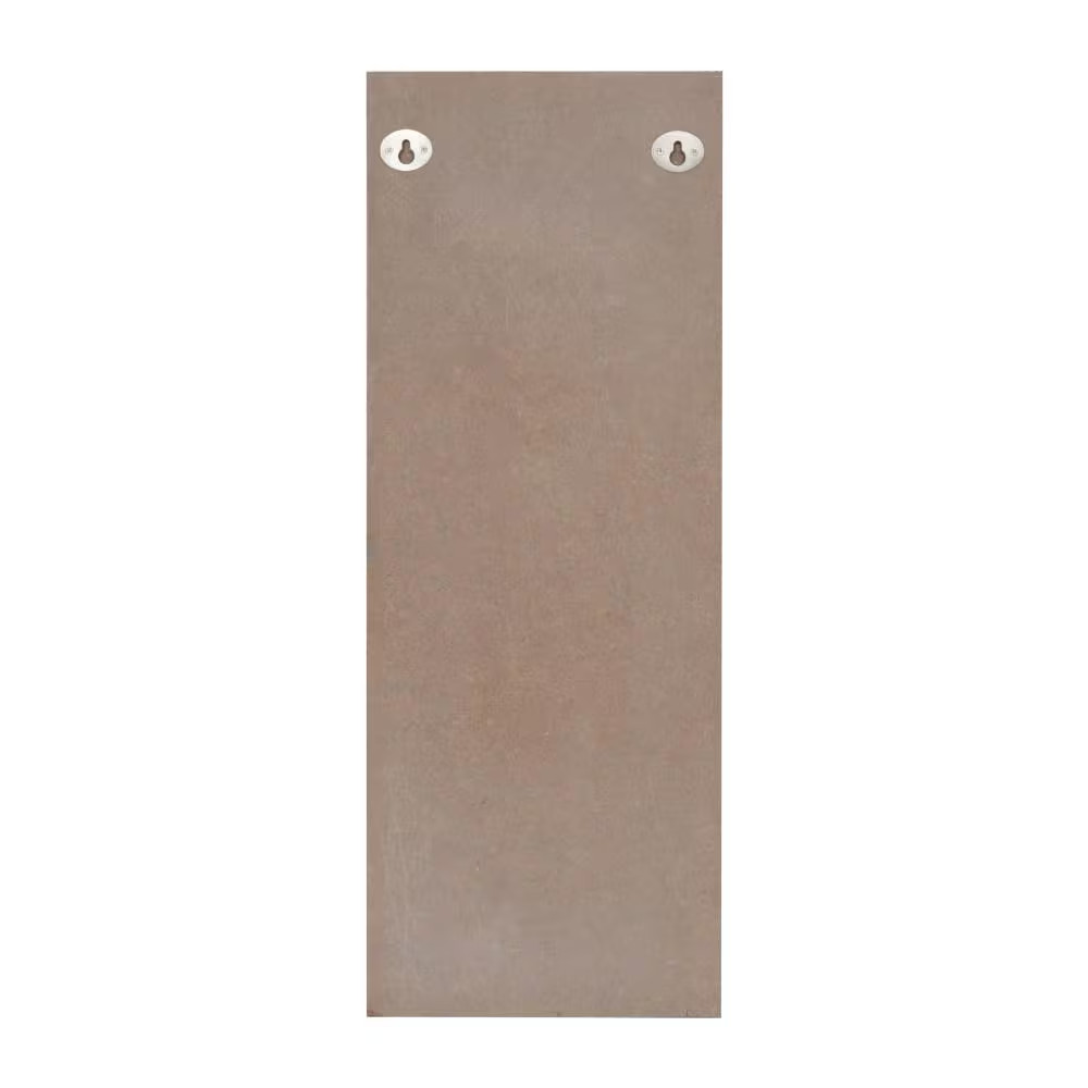 Oakly Rustic Brown Wood Candle Sconce