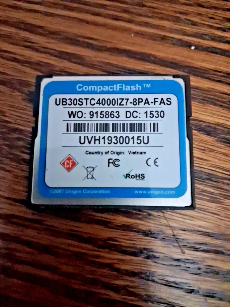 FLASH-4G 4GB Compact Flash Module Original.