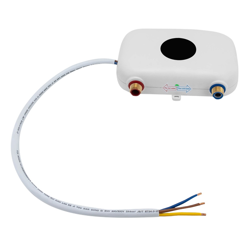 4500W Electric Hot Tankless Water Heater Mini Instant Heater Bathroom Kitchen US