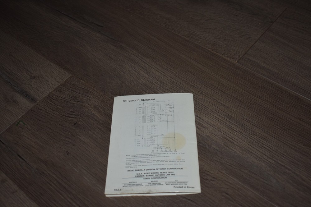 Micronta 20,000 Ohms/Volts Folding Multitester Instruction Manual 1983 Tandy
