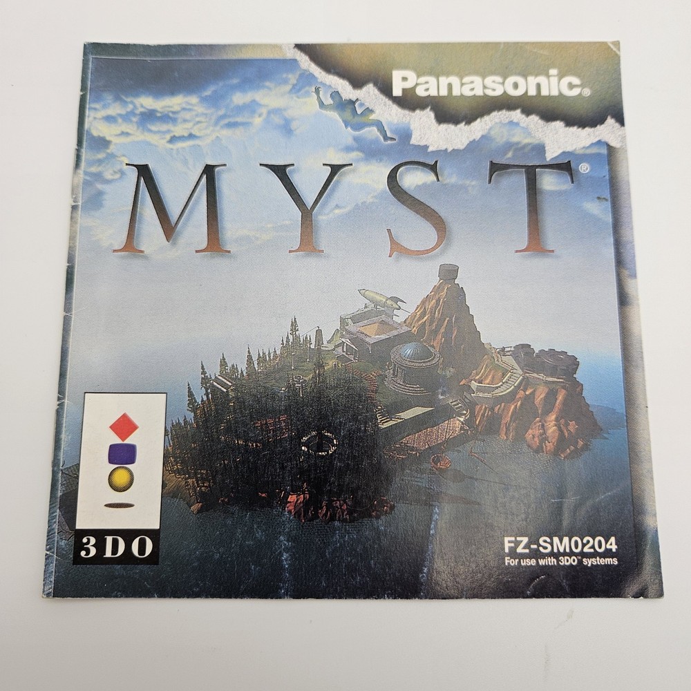 Myst 3DO Instruction Booklet Manual Authentic Only