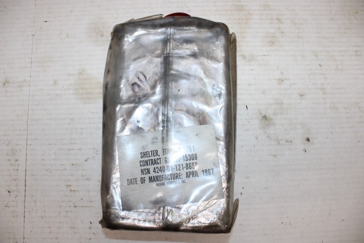 US Military Issue M-1981 Fire Shelter