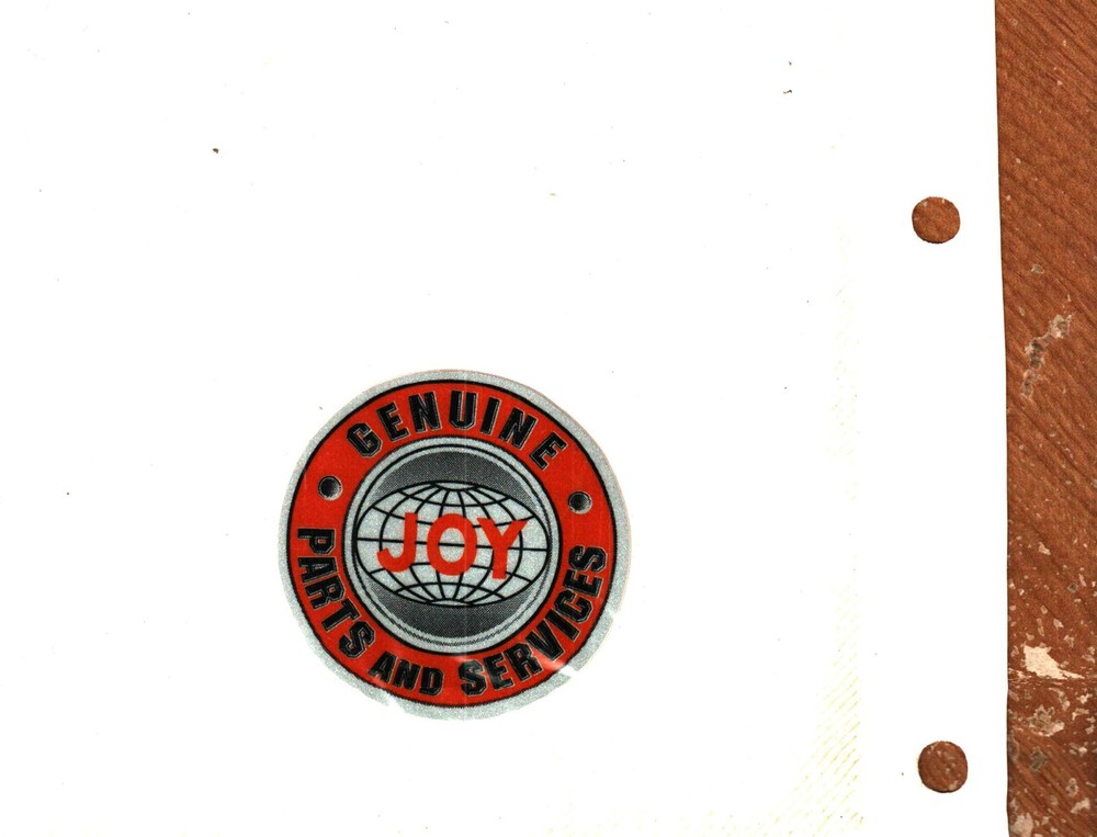 1 NICE JOY COAL MINING STICKER # 79