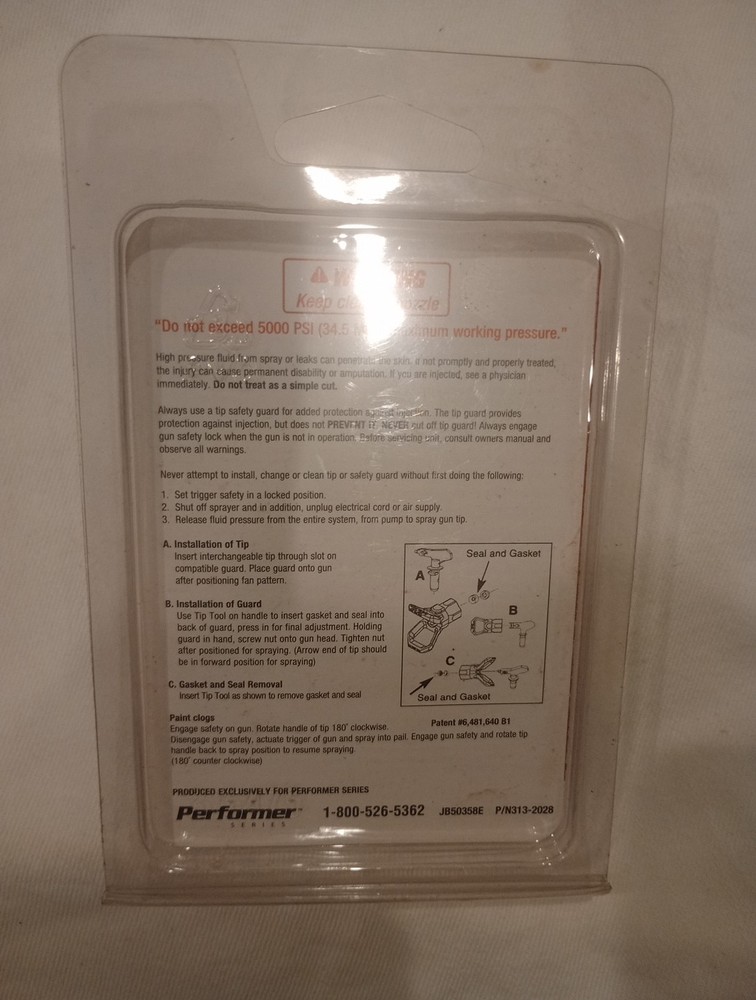 Performer Series Reversible Tip 651-415 Airless Spray Tip