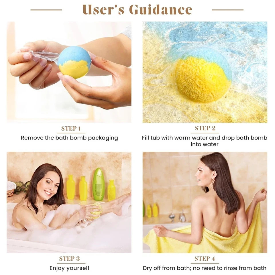 Bath Bombs for Kids with Surprise Inside, 20 Pack Handmade Bath Bomb Gift Set...