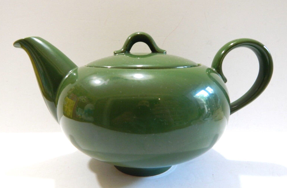 Green Ceramic Coffee Teapot w/ lid