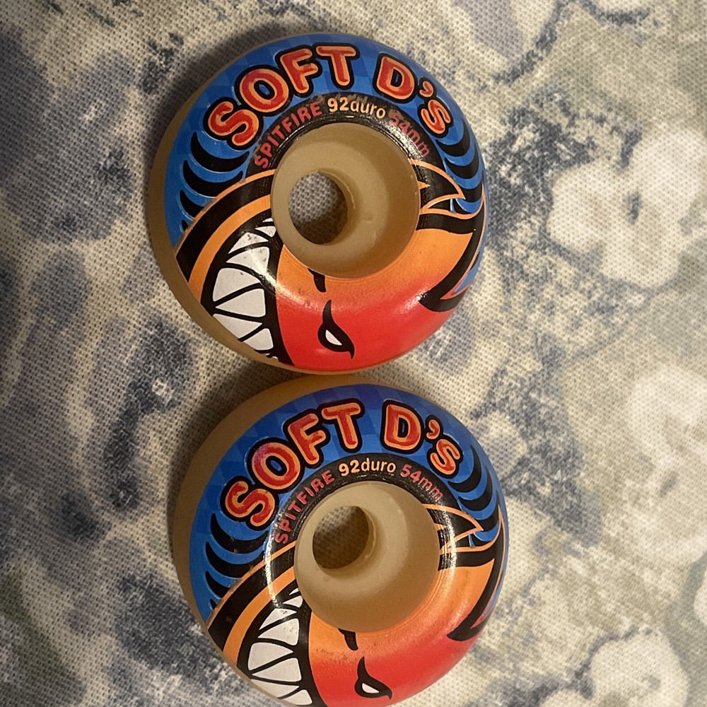 Spitfire Wheels SOFT D’s 92 Duro 54mm NEW 2!